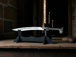 Minyatür Yatağan Kılıcı 45 cm – Osmanlı Geleneğinin Zarif Yansıması